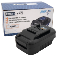 Адаптер PROFI-TEC DW20PT, з батареї DeWalt / Milwaukee на інструмент PROFI-TEC (Makita)